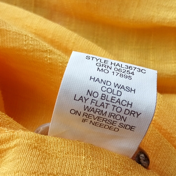 Yellow XL Boho Style Top - Picture 9 of 9